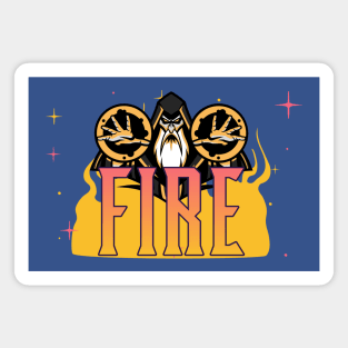 Fire Wizard Magnet